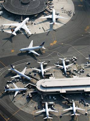 Airport in Newark,