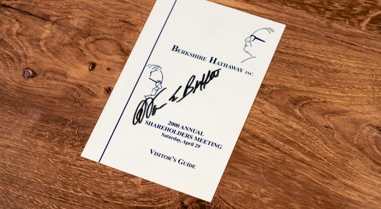 EXCLUSIVE: How You Can Own A Piece Of A Warren Buffett Autograph, An Increasingly Rare Asset