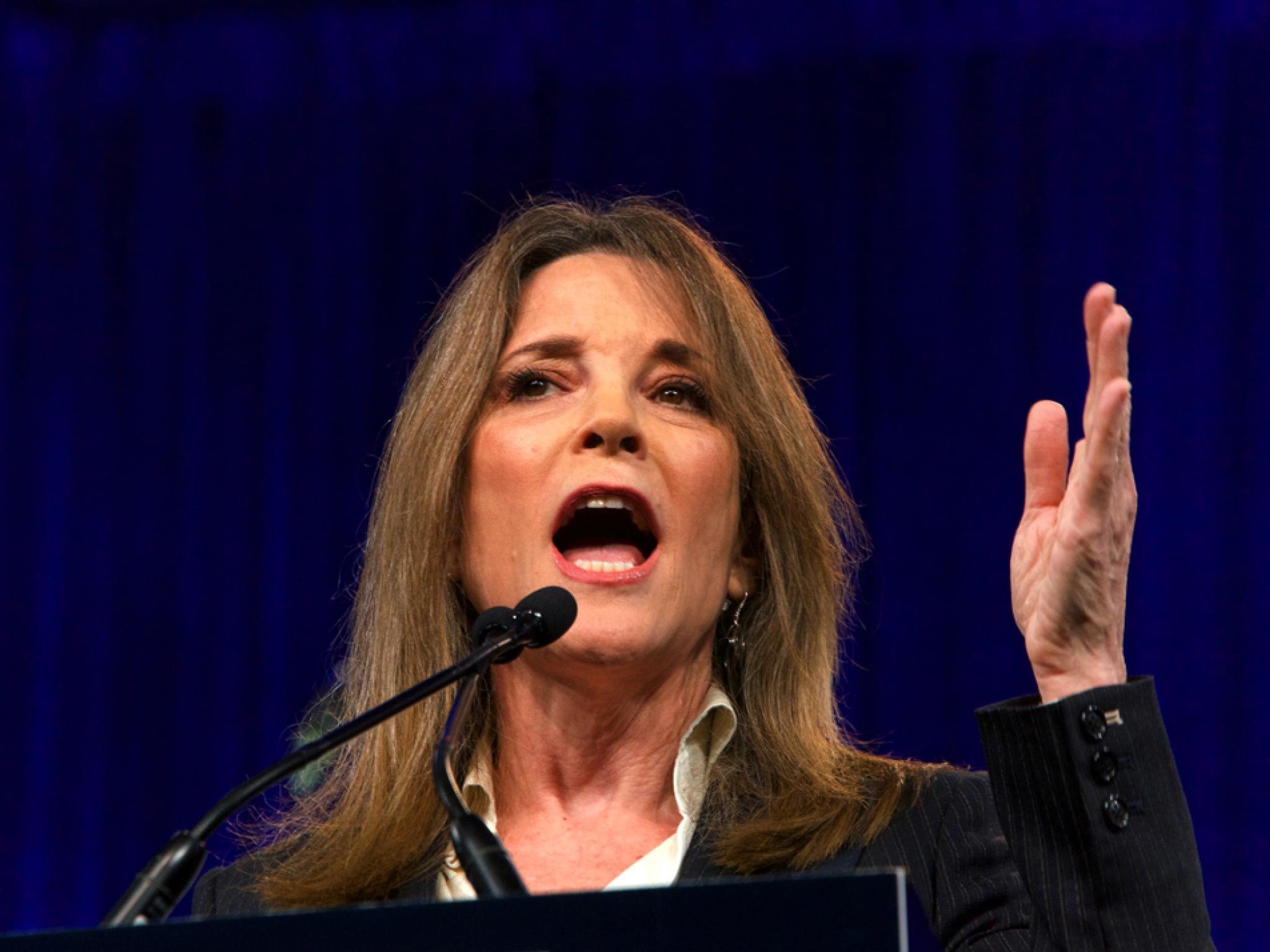  presidential-hopeful-marianne-williamson-calls-for-trimming-defense-budget-by-20-system-theft-systemic-ripoff 