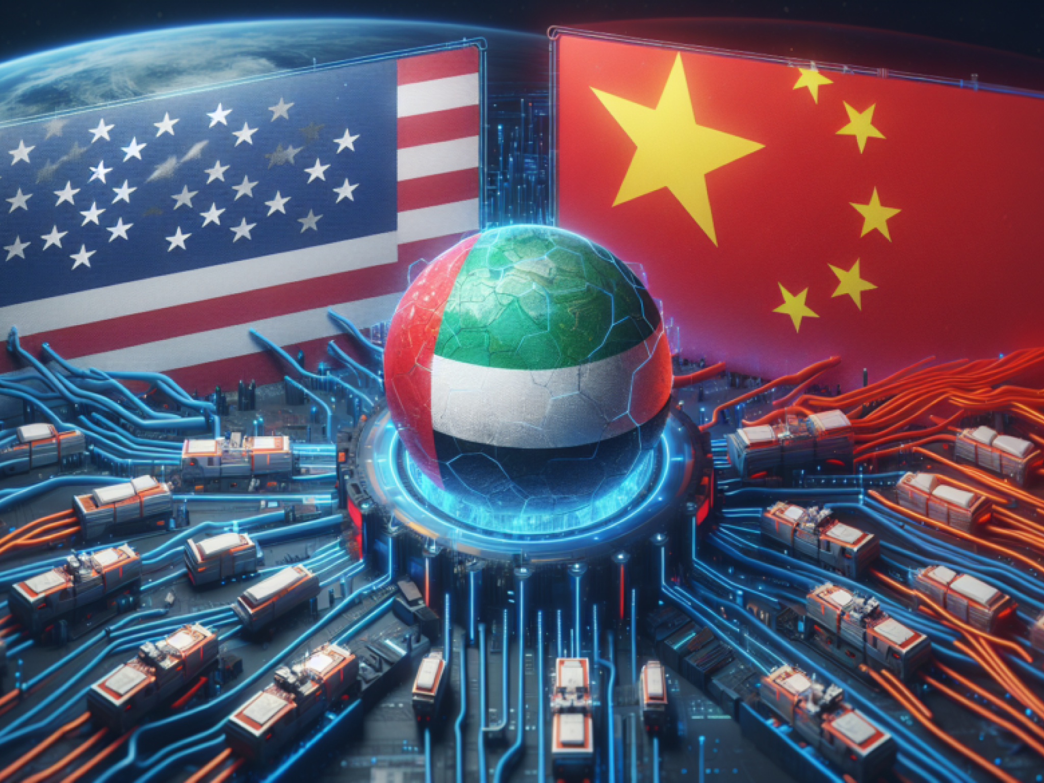 의회 실무진, 中 기술이전 우려에 UAE AI기업 G42와 회동 추진... UAE 고위 외교관이 직접 나서 막아