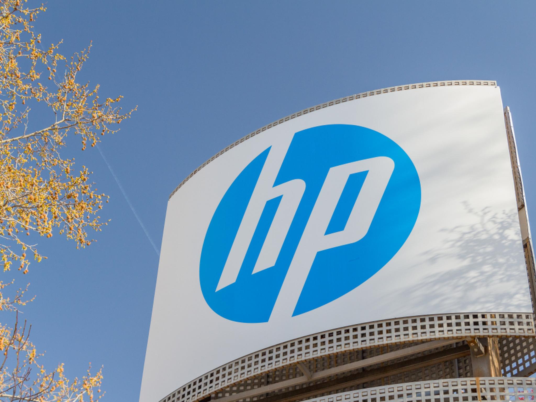 HP 4분기 실적 발표... 주가 하락세