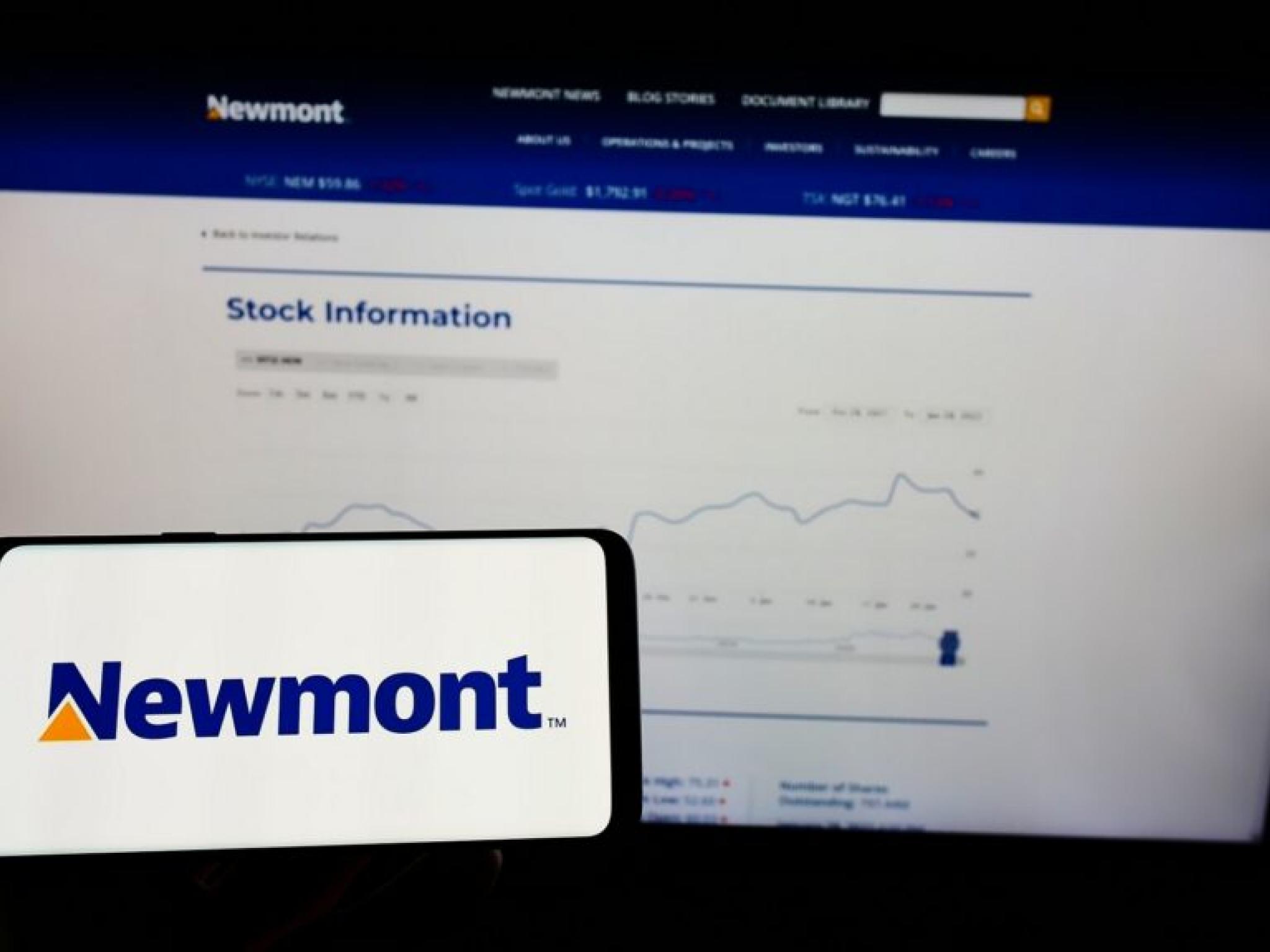 뉴몬트 CFO 사임에 주가 급락