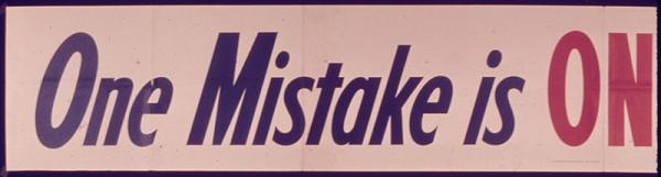 Mistake To Avoid: Repeating Old Mistakes