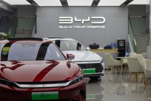 BYD EVs in China