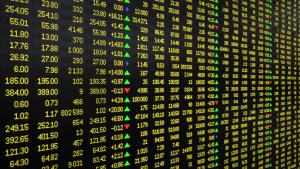 Display,Of,Stock,Market,Quotes