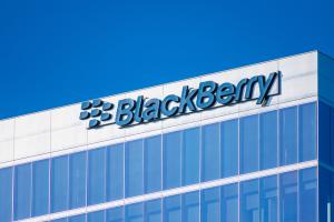 Blackberry logo on large building