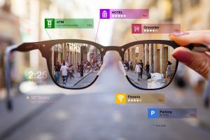 Concept,Of,Augmented,Reality,Technology,Being,Used,In,Futuristic,Smart