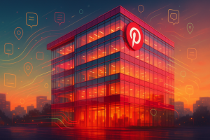 Pinterest Logo On Building AI