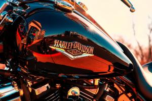 Harley-Davidson Motorcycle Logo - Gas Tank Location.