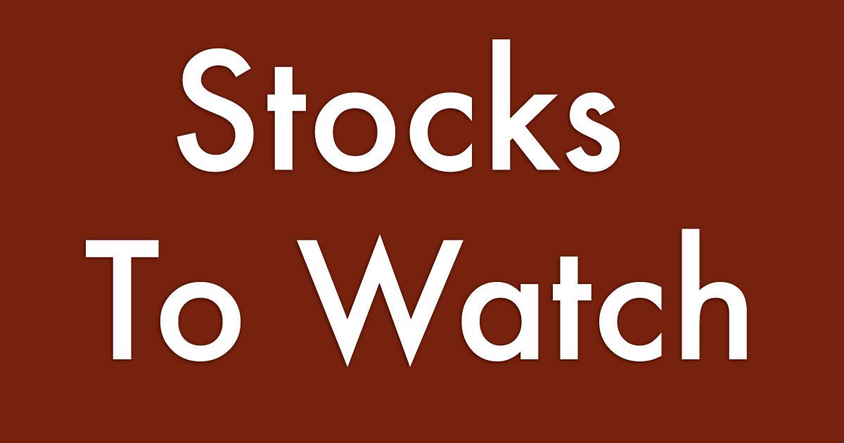 5 Stocks To Watch For October 11, 2021