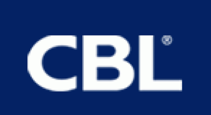 KeyBanc Capital Markets Initiates Coverage Of CBL & Associates Properties CBL