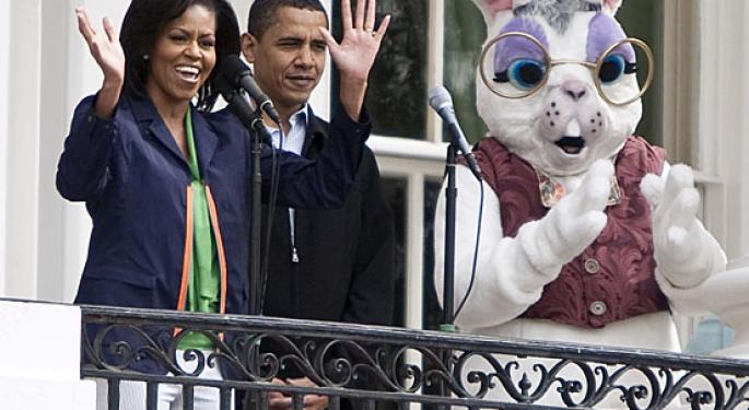Easter with Michelle Obama: Campaign Against Obesity 