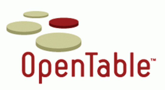 OpenTable's Menu Serving Up Trouble OPEN