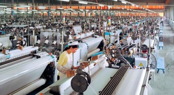 Chinese Manufacturing Data May Signal Bottom in Economy