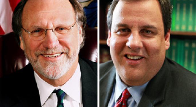 Chris Christie Defeats Jon Corzine