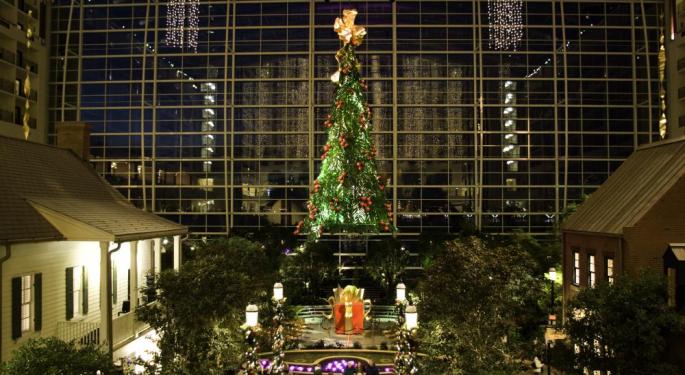 Christmas at the Gaylord--ICE