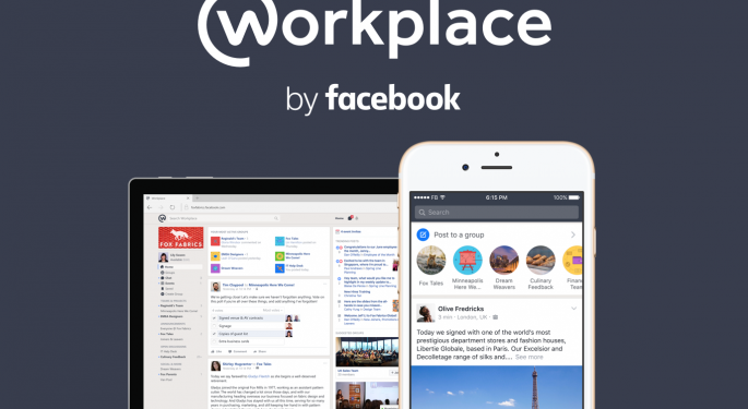 Facebook, abbonati a Workplace in aumento del 40%