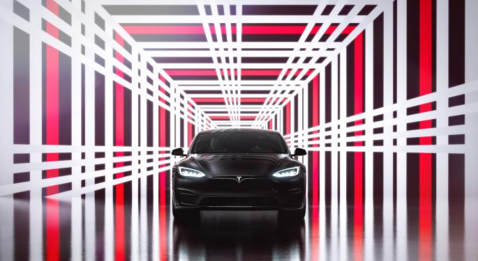 Tesla Shares Continue To Hold Strong In A Pattern: What's Next?