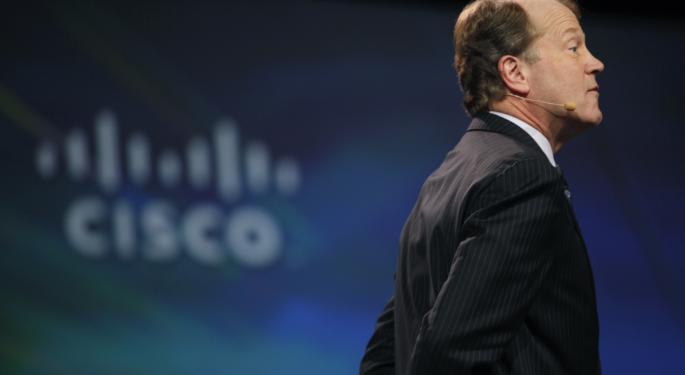 Cisco Shares Fall After Topping Q1 EPS Estimates
