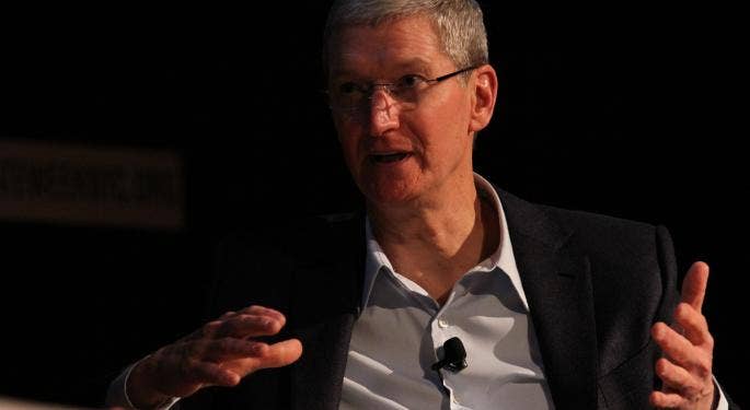 Tim Cook reçoit 5 Mln d’actions Apple