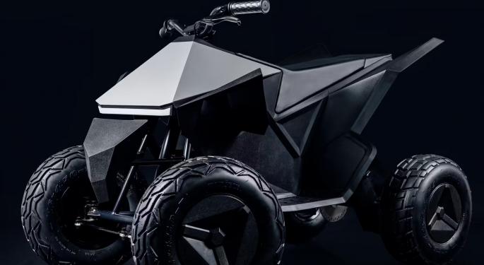 Tesla's Cybertruck-Inspired $1,900 Quadbike For Kids Sold Out Within Hours Of Restocking