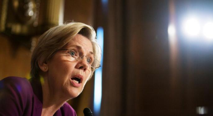 Sen. Elizabeth Warren D-MA Defends 21st Century Glass-Steagall Act