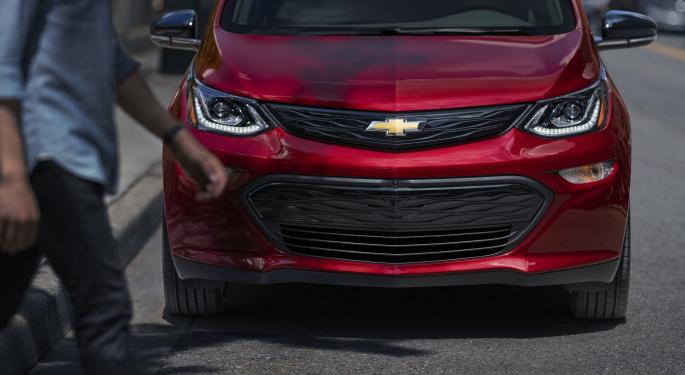 If You Invested $1,000 In GM Stock When It Unveiled The Chevy Bolt EV, Here's How Much You Would Have Now