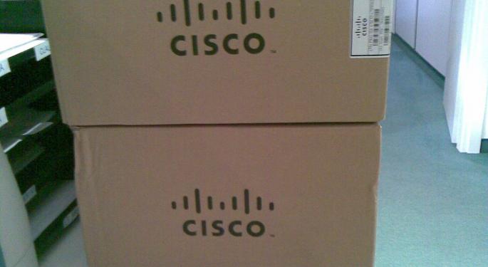 Oppenheimer Warns Cisco's Outlook Could Be At Risk; Maintains Outperform Ahead Of Q3 Results