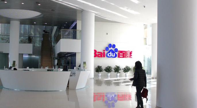 Why Baidu Shares Are Trading Higher Today