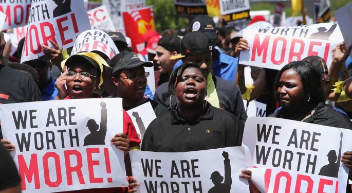Liveable Wage Protesters Storm McDonald's Annual Shareholder Meeting
