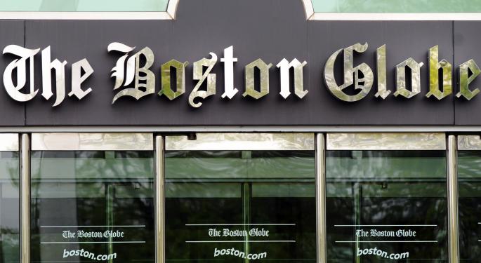 The New York Times Sells The Boston Globe for $70 Million NYT