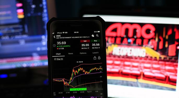 How AMC Entertainment, GameStop Stocks Look Heading Into The Week Ahead
