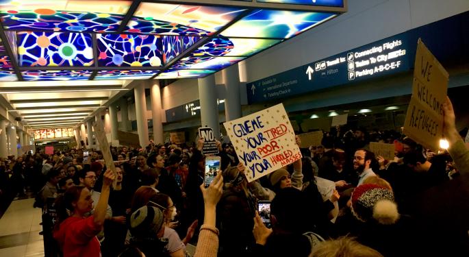 Delta Cancellations Vs. Trump Protests: Which Caused More Of A Headache?