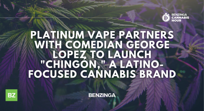 EXCLUSIVE: Platinum Vape Partners With Comedian George Lopez To Launch "Chingón," A Latino-Focused Cannabis Brand