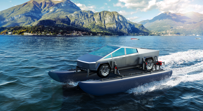 Turning A Tesla Cybertruck Into An Electric Boat: Here's How