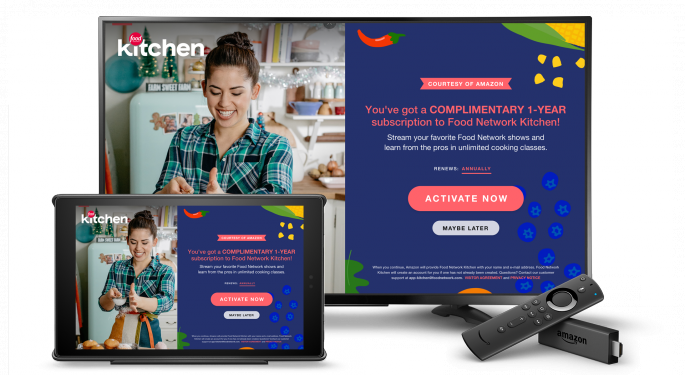 Amazon Introduces One-Year Free Subscription For Its Food Network Kitchen App