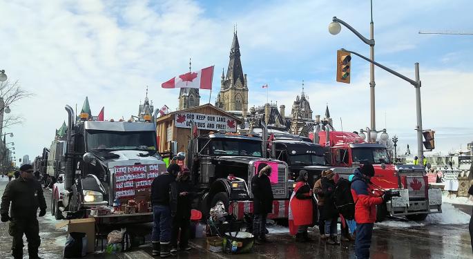 El BTC donado a los camioneros canadienses sigue su camino