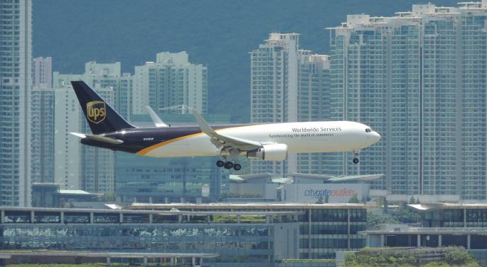 Strong Comps Help Send UPS Results Sharply Higher