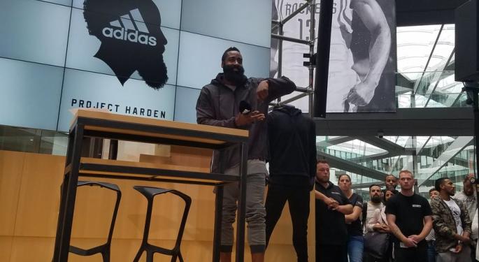 James Harden's Shoe Gets The Steph Curry Treatment