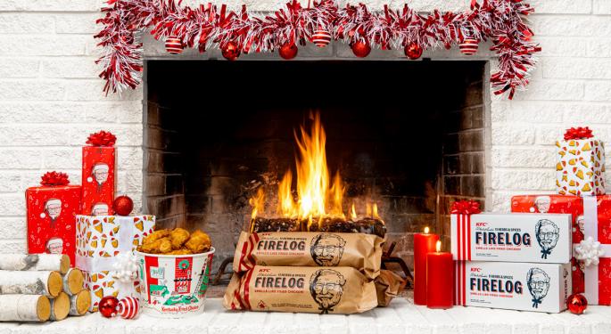 Smells Like Chicken? This KFC-Scented Fire Log Is A Real Thing You Can Buy At Walmart