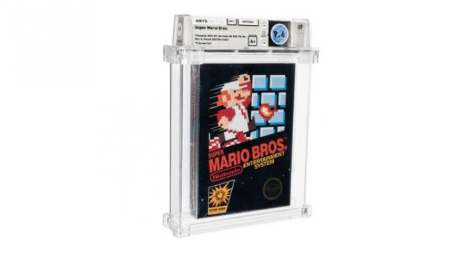 Nintendo Game Super Mario Bros. From 1986 Sells For $660,000 At Auction