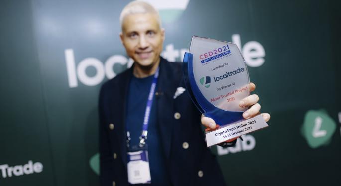 LocalTrade Wins the Award of the Most Trusted Project at Crypto Expo Dubai 2021