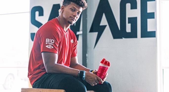 Super Bowl MVP Patrick Mahomes Joins BioSteel As Equity Partner