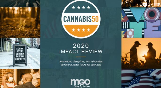 MGO's 'Cannabis 50' Highlights The Best In The Cannabis World, Including Benzinga