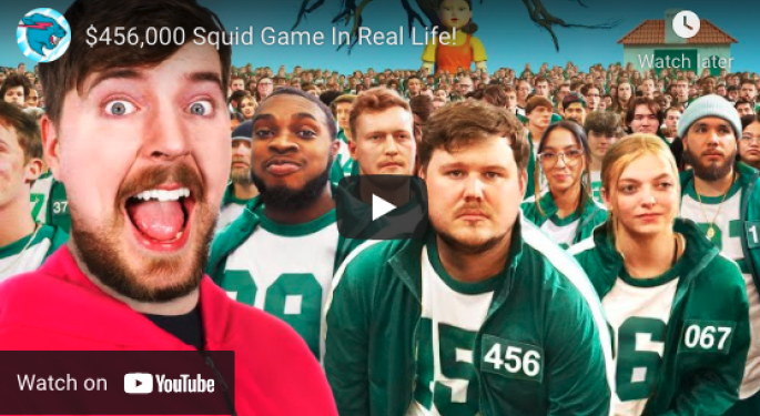 Mr. Beast's 'Squid Game' Video Has More Views In A Week Than Netflix's Show Had In First Month