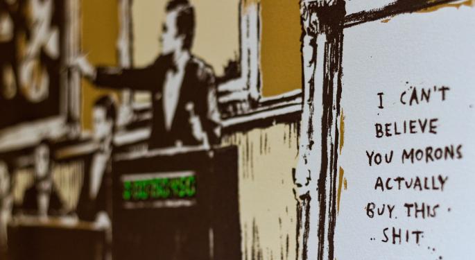 'Morons,' Banksy's Art Work Burned In Real Life, Sells For $394,000 As A Non-Fungible Token