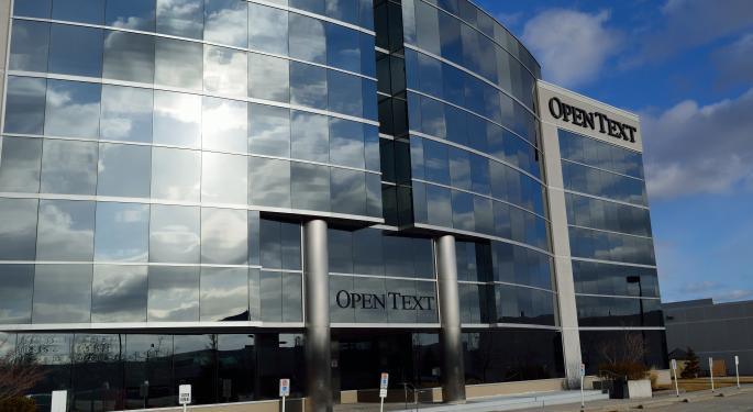 Mitsubishi UFG Securities Initiates Open Text At Overweight