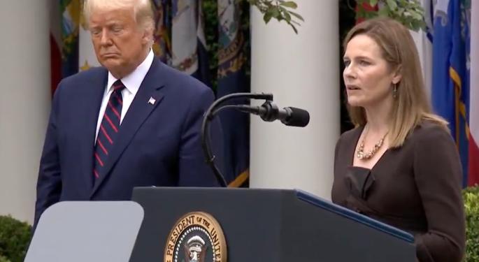 With Election Nearing, Trump Nominates Amy Coney Barrett To Fill Ginsburg's Supreme Court Seat