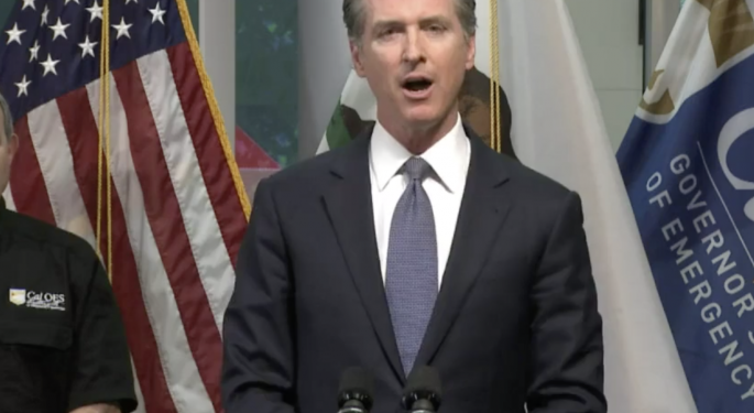California Governor Issues Stay-At-Home Order For Entire State