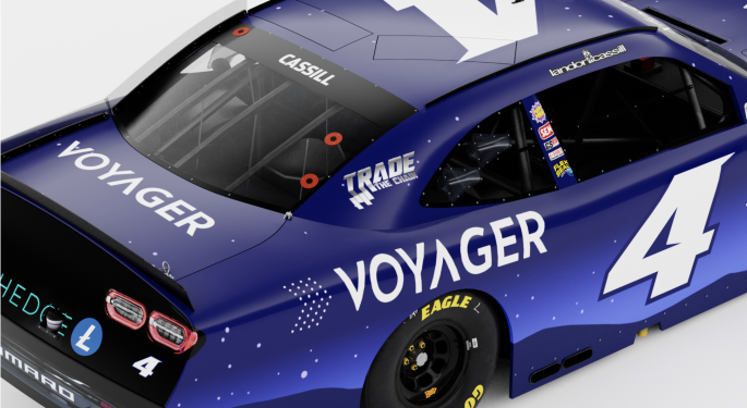 First NASCAR Driver To Be Paid In Crypto Partners With Crypto Sentiment Firm